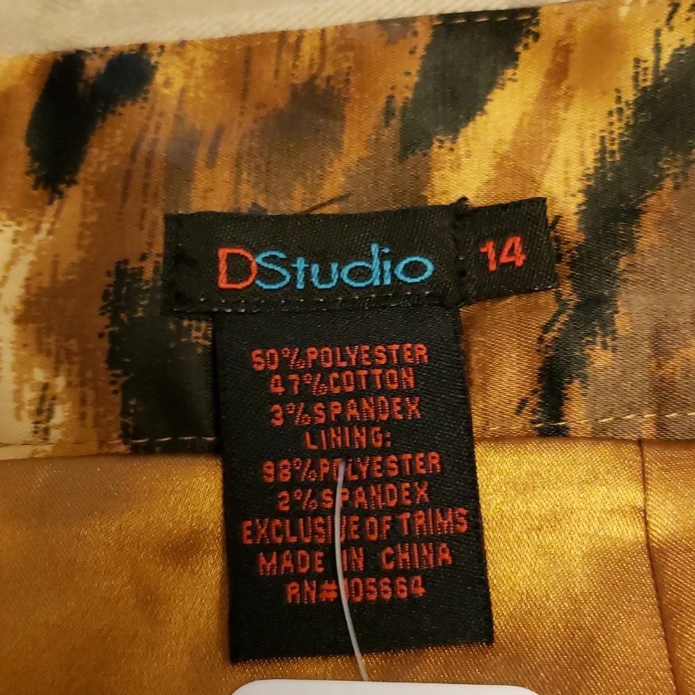 DStudio Leopard Print Pencil Skirt (0322) - Picture 5 of 5
